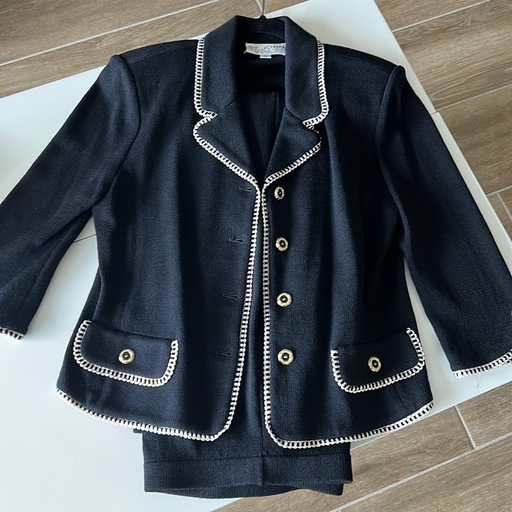 St. John Black Suit